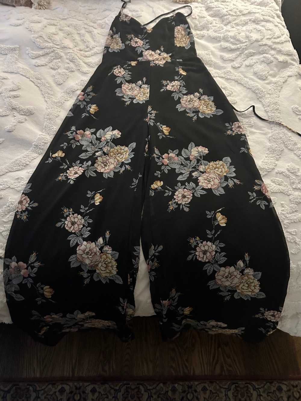 Lulus tie back jumpsuit, large